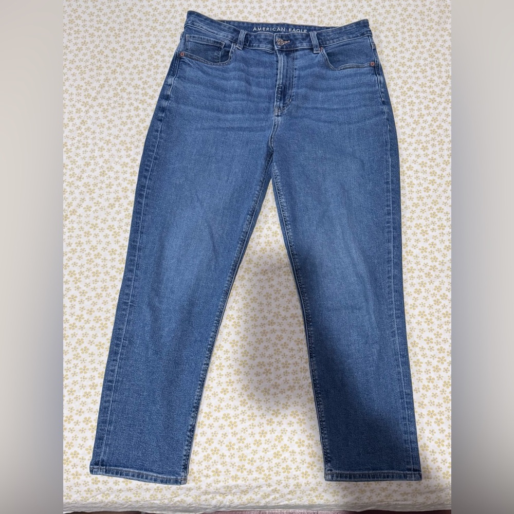 American Eagle Outfitters Blue Mom Jeans
